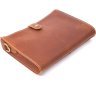 Женская винтажная сумка коричневого цвета из натуральной кожи Vintage (2421301) - 3