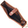 Женская винтажная сумка коричневого цвета из натуральной кожи Vintage (2421301) - 4