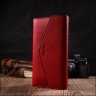 Просторный женский кошелек красно-черного цвета из натуральной кожи Tony Bellucci (2421974) - 6