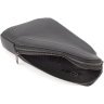 Стильная мужская сумка-слинг из натуральной кожи черного цвета H.T. Leather (64291) - 8