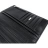 Кожаный мужской купюрник черного цвета под много карт H-Leather Accessories (21545) - 8