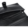 Кожаный мужской купюрник черного цвета под много карт H-Leather Accessories (21545) - 3
