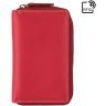 Красный женский кошелек среднего размера из натуральной кожи на молнии Visconti Aruba 69291 - 9