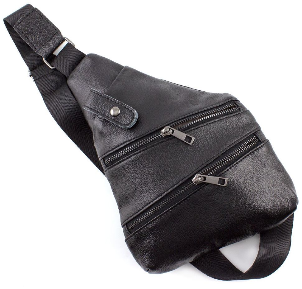 Недорогая мужская сумка кросс боди Leather Collection (10442)