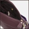 Марсаловая женская кожаная сумка-кроссбоди на плечо Keizer 71692 - 5