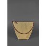 Плетеная женская сумка бордового цвета из высококачественной кожи BlankNote Пазл M (12766) - 5