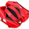 Красная женская повседневная сумка на плечо крупного размера из кожи флотар KARYA (2420878)  - 4