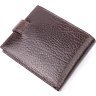 Кожаное мужское портмоне коричневого цвета турецкого производства KARYA (2421078) - 2