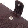 Кожаное мужское портмоне коричневого цвета турецкого производства KARYA (2421078) - 3
