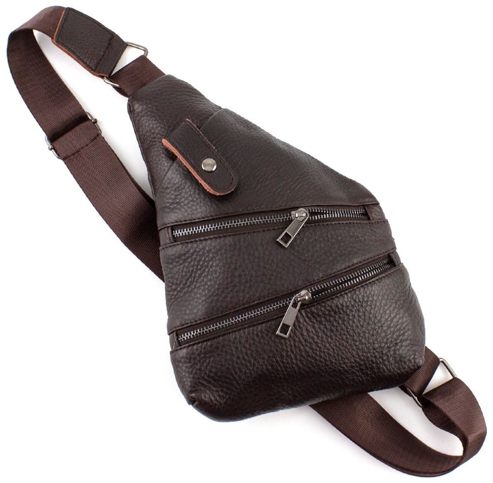 Мужская повседневная сумка через плечо Leather Collection (10443)