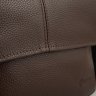 Классическая мужская сумка через плечо из коричневой кожи флотар с клапаном TARWA (21674) - 4