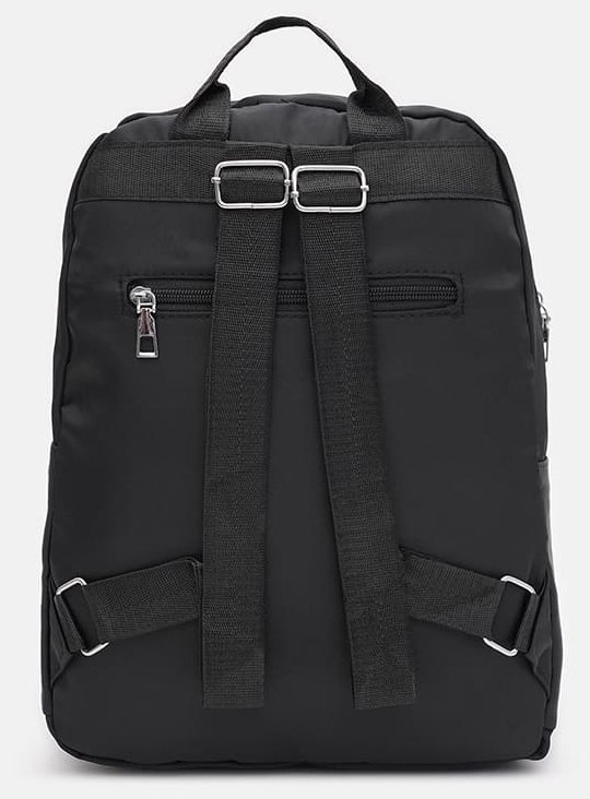 Вместительный женский городской рюкзак из черного текстиля Monsen 71793