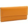 Яркий кошелек оранжевого цвета из натуральной кожи с двумя отделами Tony Bellucci (10826) - 1