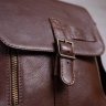 Добротная вертикальная сумка-планшет из натуральной кожи коричневого цвета SHVIGEL (19101) - 7