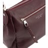 Женская сумка среднего размера из марсаловой кожи с одной лямкой KARYA (21025) - 5