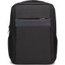 Мужской рюкзак под ноутбук из полиэстера черного цвета Monsen (56893) - 1