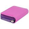 Маленький розово-фиолетовый женский кошелек из высококачественной кожи с RFID - Visconti Hawaii 68793 - 5