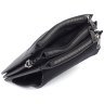Повседневная мужская сумка на плечо из натуральной кожи флотар черного цвета H.T. Leather 69793 - 10
