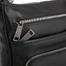 Стильная мужская кожаная сумка черного окраса с плечевым ремешком TARWA (19808) - 4