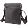 Наплечная мужская сумка с клапаном H.T Leather (12135) - 3