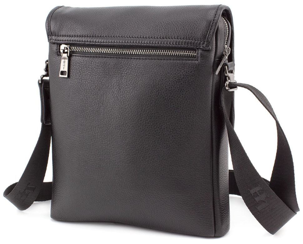 Наплечная мужская сумка с клапаном H.T Leather (12135)