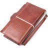 Коричневый мужской клатч-кошелек из натуральной кожи на запястье KARYA (2421180) - 2