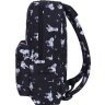 Черный рюкзак из текстиля с далматинцами Bagland (55594) - 2
