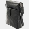 Классическая мужская сумка планшет через плечо черного цвета VATTO (11935) - 5