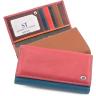 Кожаный цветной кошелек с блоком под карточки ST Leather (16027) - 1