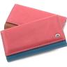 Кожаный цветной кошелек с блоком под карточки ST Leather (16027) - 6