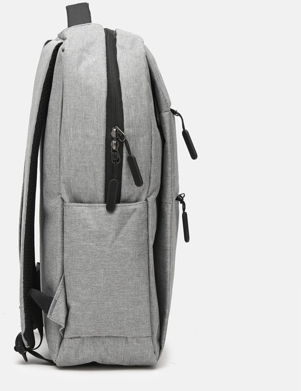 Серый мужской рюкзак из полиэстера под ноутбук Monsen (56894)