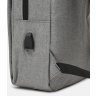 Серый мужской рюкзак из полиэстера под ноутбук Monsen (56894) - 5