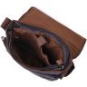 Черная мужская текстильная сумка для ноутбука 13 дюймов с одной лямкой Vintage 2422200 - 4