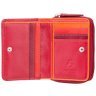 Маленький кожаный кошелек красно-бордового цвета с RFID - Visconti Hawaii 68794 - 6