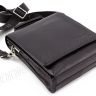 Вместительная кожаная мужская сумка с клапаном и ручкой H.T Leather Collection (9010-7) - 6