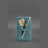 Женский кожаный блокнот (Софт-бук) в бирюзовом цвете - BlankNote (42495) - 4