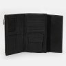 Мужской добротный кожаный клатч-кошелек черного цвета Ricco Grande (21927) - 4