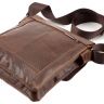 Кожаная мужская сумка без надписей Leather Collection (10368) - 6