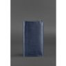 Темно-синий вертикальный клатч-органайзер из гладкой кожи с кнопками BlankNote (12917) - 6