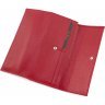Длинный кошелек красного цвета из фактурной кожи на кнопке Tony Bellucci (10823) - 6