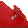 Красный женский вертикальный купюрник из кожи алькор на кнопках SHVIGEL (2416172) - 6