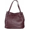 Вместительная женская сумка бордового цвета из прочной кожи Desisan (6029-339) - 1
