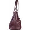 Вместительная женская сумка бордового цвета из прочной кожи Desisan (6029-339) - 4