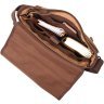 Коричневая мужская сумка из текстиля для ноутбука 13 дюймов Vintage 2422201 - 5