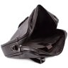 Коричневая кожаная сумка формата А4 Leather Collection (10445) - 6