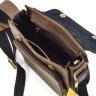 Винтажная мужская сумка на плечо из натуральной коричневой кожи TARWA (21702) - 7