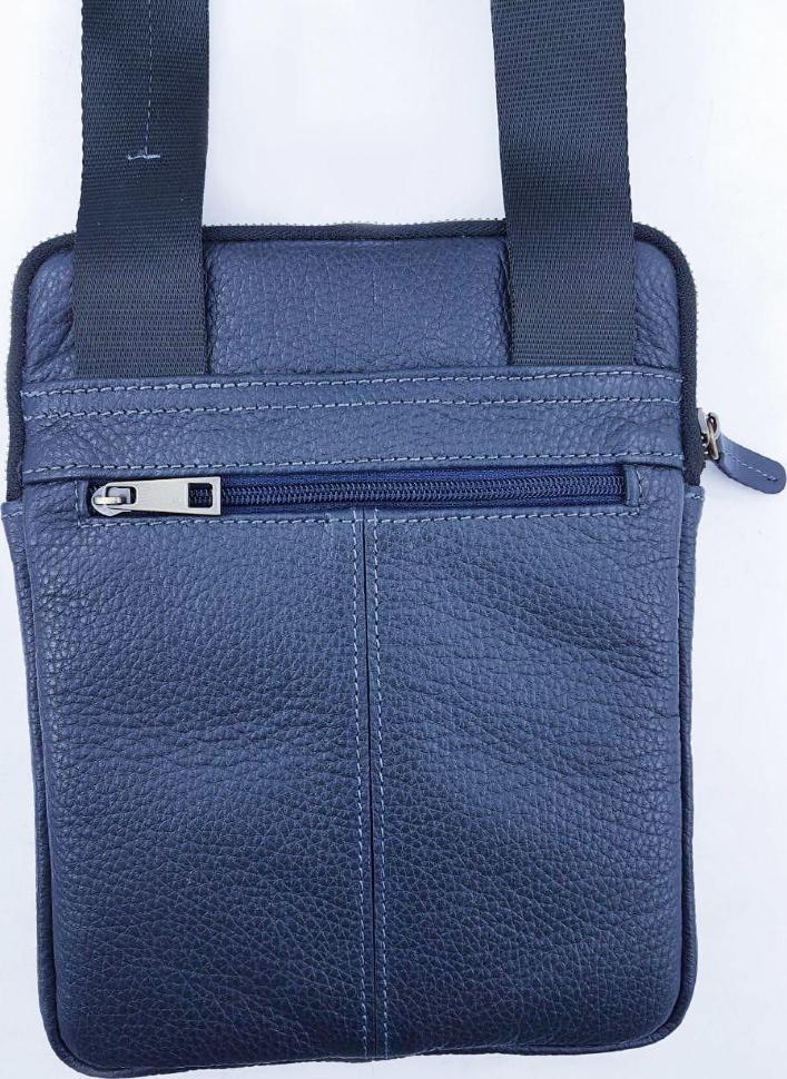 Мужская кожаная сумка планшет среднего размера с карманами VATTO (11838)