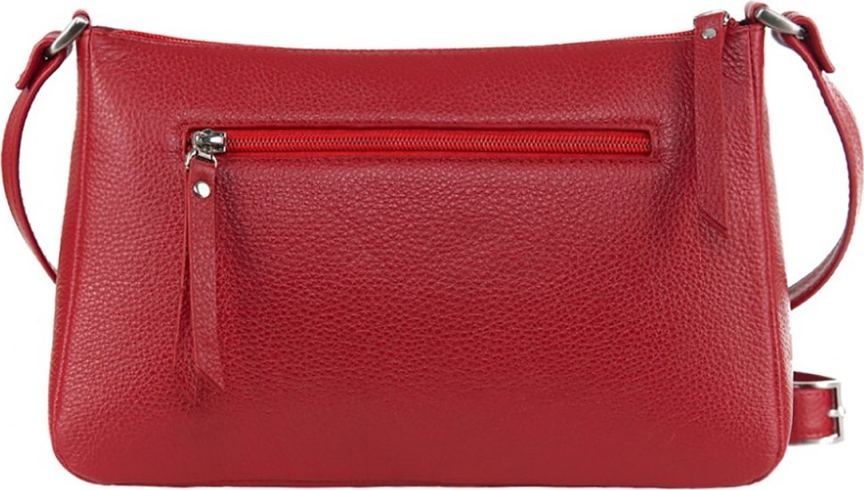 Женская красная сумка-кроссбоди на плечо из качественной кожи Issa Hara Анита (21132)
