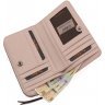 Бледно-розовый женский кошелек из качественной кожи с монетницей Tony Bellucci (12482) - 5