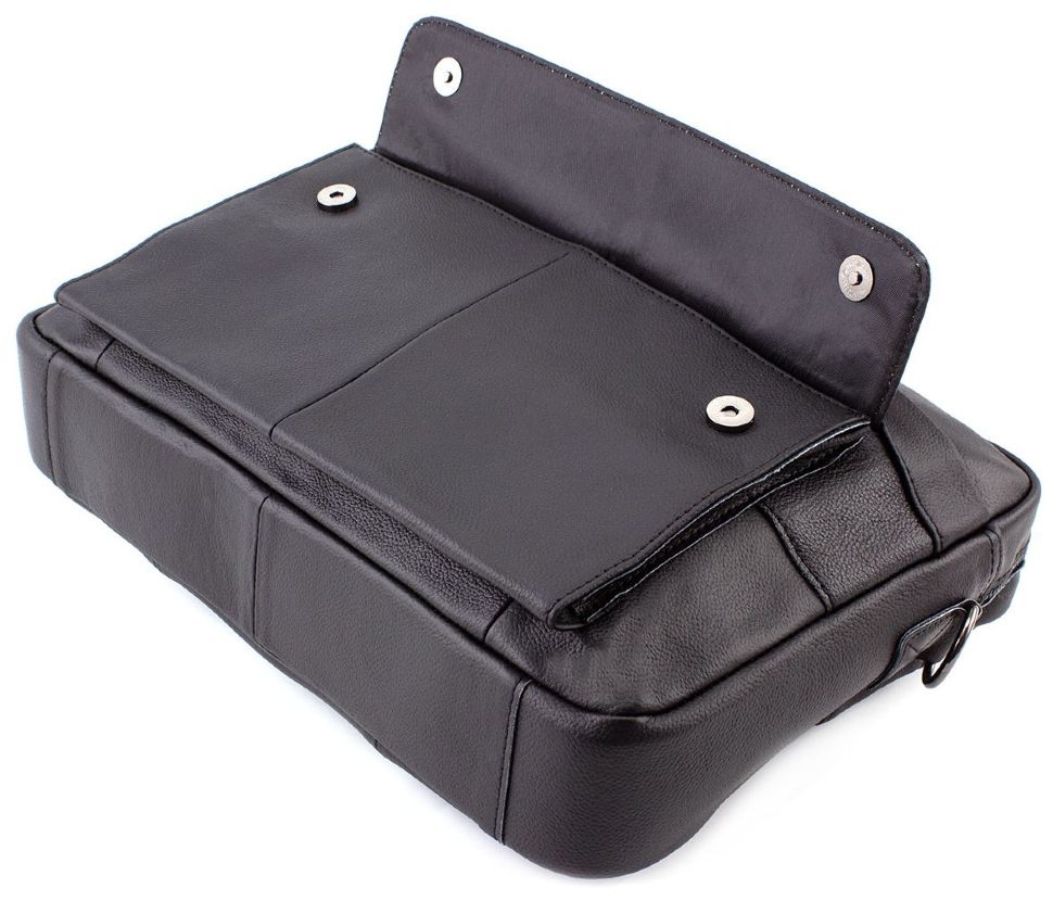 Кожаная недорогая сумка для документов формата А4 Leather Collection (10440)